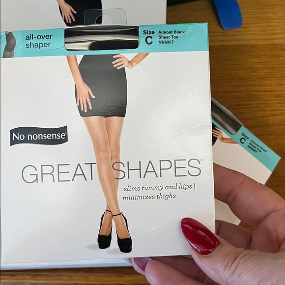 No Nonsense Great Shapes All-Over Shaper lot. Support Pantyhose new lot 5 - Picture 2 of 6